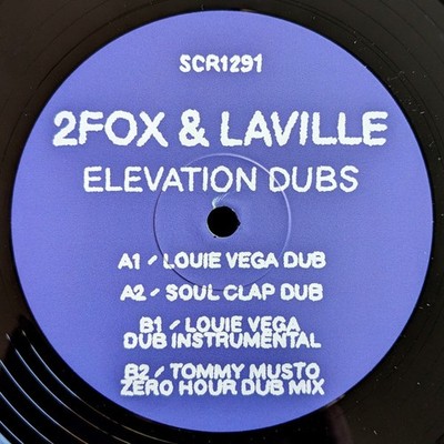 2fox & Laville - Elevation [Dubs] (VINYL) - HOUSE *NEW*