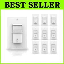 Motion Sensor Light Switch 4-Pack, Single Pole,  Certified