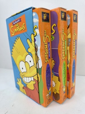 値下 23個セット The Simpsons 2006〜2009年頃 The Best of the Simpsons Box Set Vol. 4 5 6 (VHS, 1997, 3-Tape Set