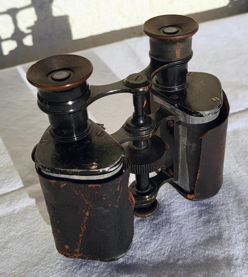 Voigtländer & Söhne Braunschweig 9x, sehr seltenes Fernglas um 1900 Antik - Bild 3 von 4