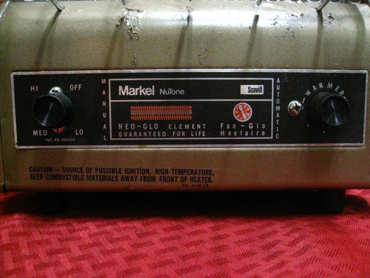 Markel 198TS Vintage Fan-Glo Heater for sale online | eBay