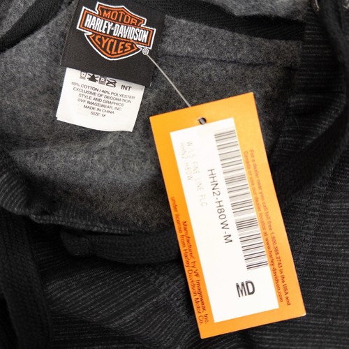 Harley-Davidson Women's Lightweight Hoodie Dark Gray Gettysburg Battlefield NEW - Picture 6 of 11