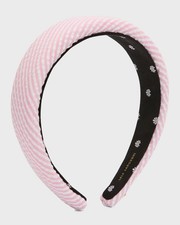 Lele Sadoughi Seersucker Alice Women  s Headband  Dust Bag -Pink