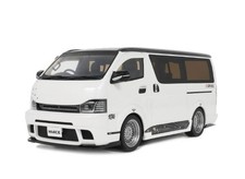 OTTOMOBILE,TOYOTA Hiace Super GL Custom 2008 Pearl White, 1/18, OT1136
