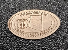 Ruta 66 Centenario Arizona Centavo Prensado, Centavo Alargado