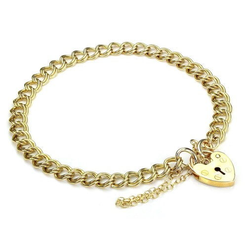 Pendentif Clé Et Coeur Vintage Or 9 Carats Poinçonné Amour Cadeau Unisexe