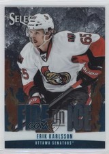 2013-14 Panini Select Fire on Ice Stars Blue Erik Karlsson #FS-26 w8u