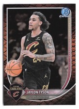 2025-26 Bowman Chrome Jaylon Tyson #BCV-173 Reptilian Refractor