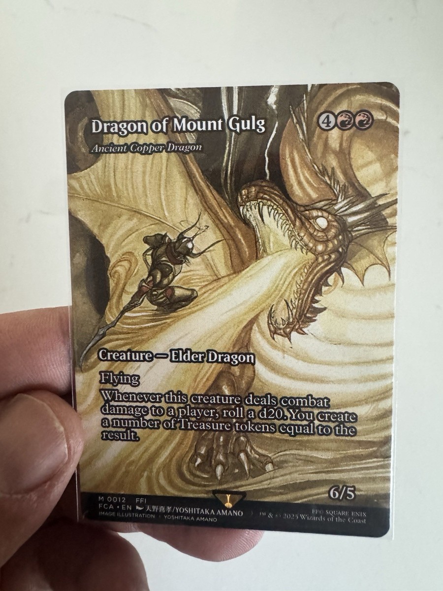 mtg final fantasy ancient copper dragon MTG FINAL FANTASY Materia Masters Store Championship - Exclusive Promos main image 0