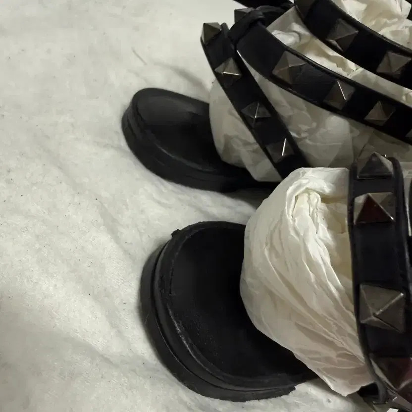 Valentino Rockstud Sandals Black 230 Women’s Shoes thumbnail 3