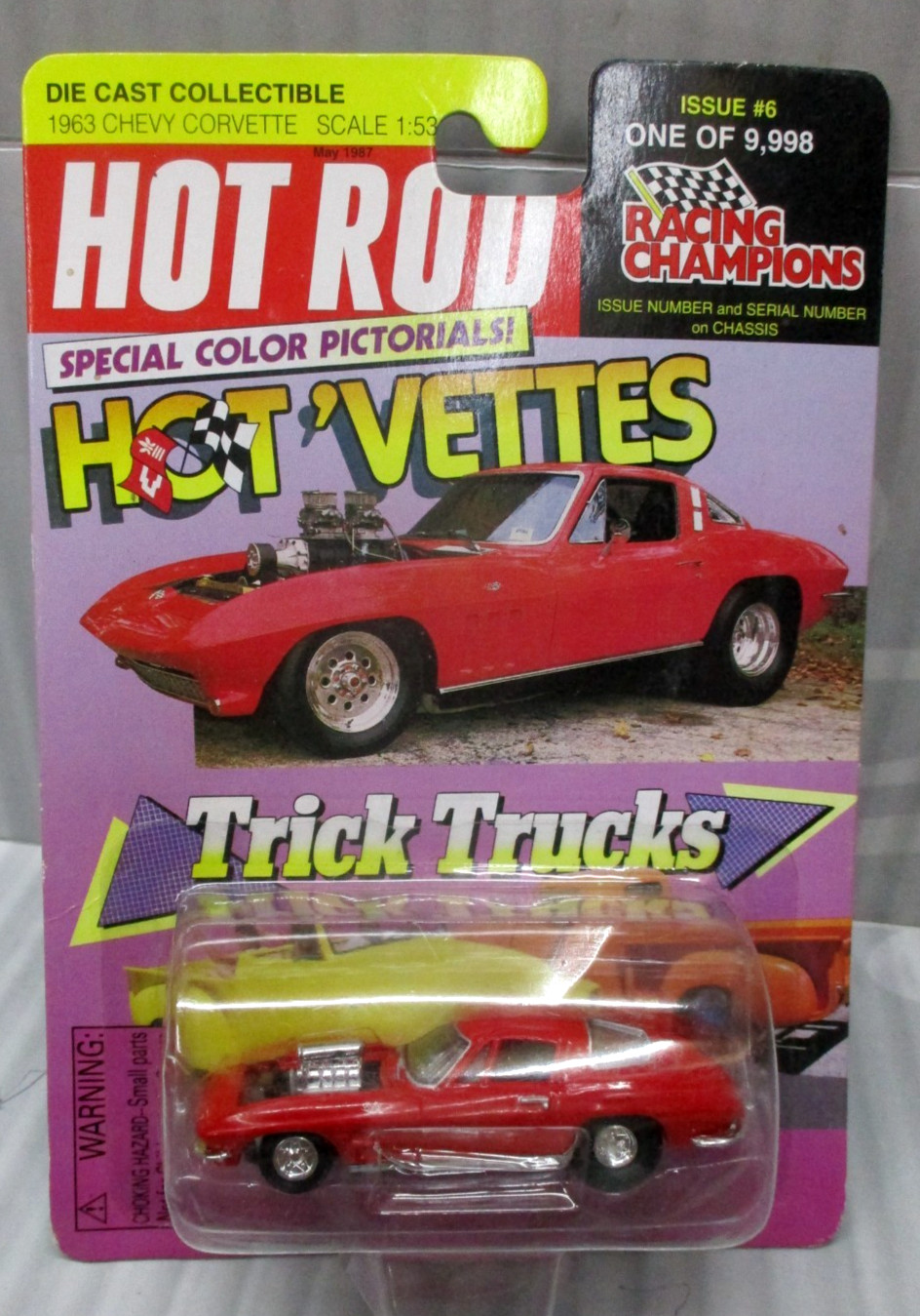 1998 Racing Champions 1963 Corvette Trick Trucks Issue #6