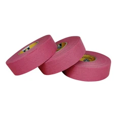 Pink Hockey Stick Cloth Tape  1" x 27 Yards 3 Rolls Howies Hockey Tape Grip Tape
