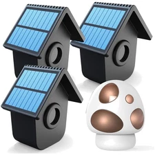 Expandable Solar Driveway Alarm System - 1 Receiver & 3 Motion Sensors Included