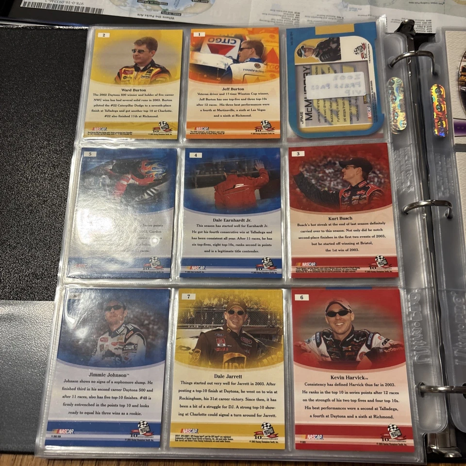 2003 Press Pass PREMIUM VIP NASCAR 50 Card Complete Base Set - Image 2 of 4