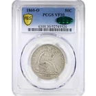1860-O 50C PCGS/CAC VF30 - Liberty Seated Half Dollar