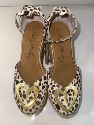Nataly Méndez Love Leopard Espadrilles 4 (22.5 Cm) Women's Shoes