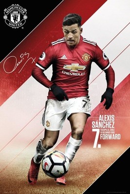 Gadget -D- Manchester United: Gb Eye - Sanchez 17/18 (Poster Maxi 61x91,5 Cm) Gb