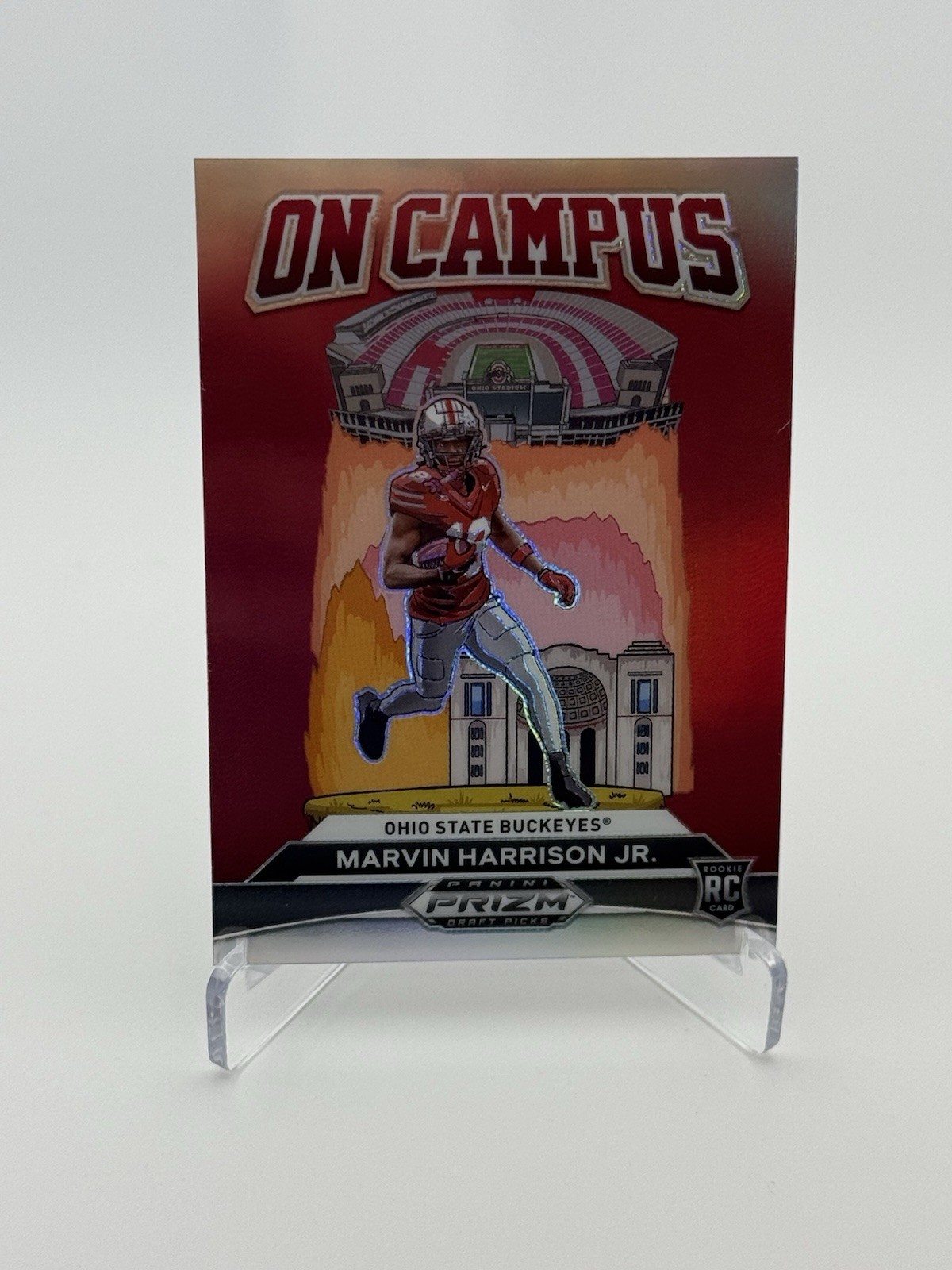 2024 Prizm Draft Picks - Marvin Harrison Jr (RC) ON CAMPUS Case Hit SSP