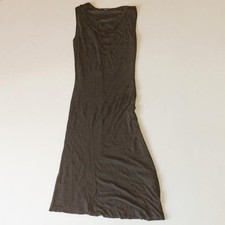 Gucci Sleeveless Long Dress Black XS Elegant Draped Silk Look