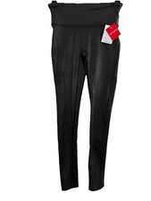 Spanx Faux Leather Leggings Black Medium NWT 98 Spanxshape 2437