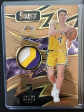 2024-25 Panini Select Dalton Knecht RC Sparks 3 Color Patch Copper /49 Lakers