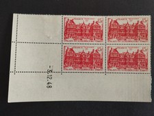 TIMBRE FRANCE COIN DATE 804 PALAIS DU LUXEMBOURG NEUF 1948