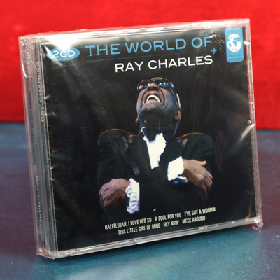 The World of Ray Charles 2-CD Set Horizon EU Import Back Case Crack 2007 Sealed