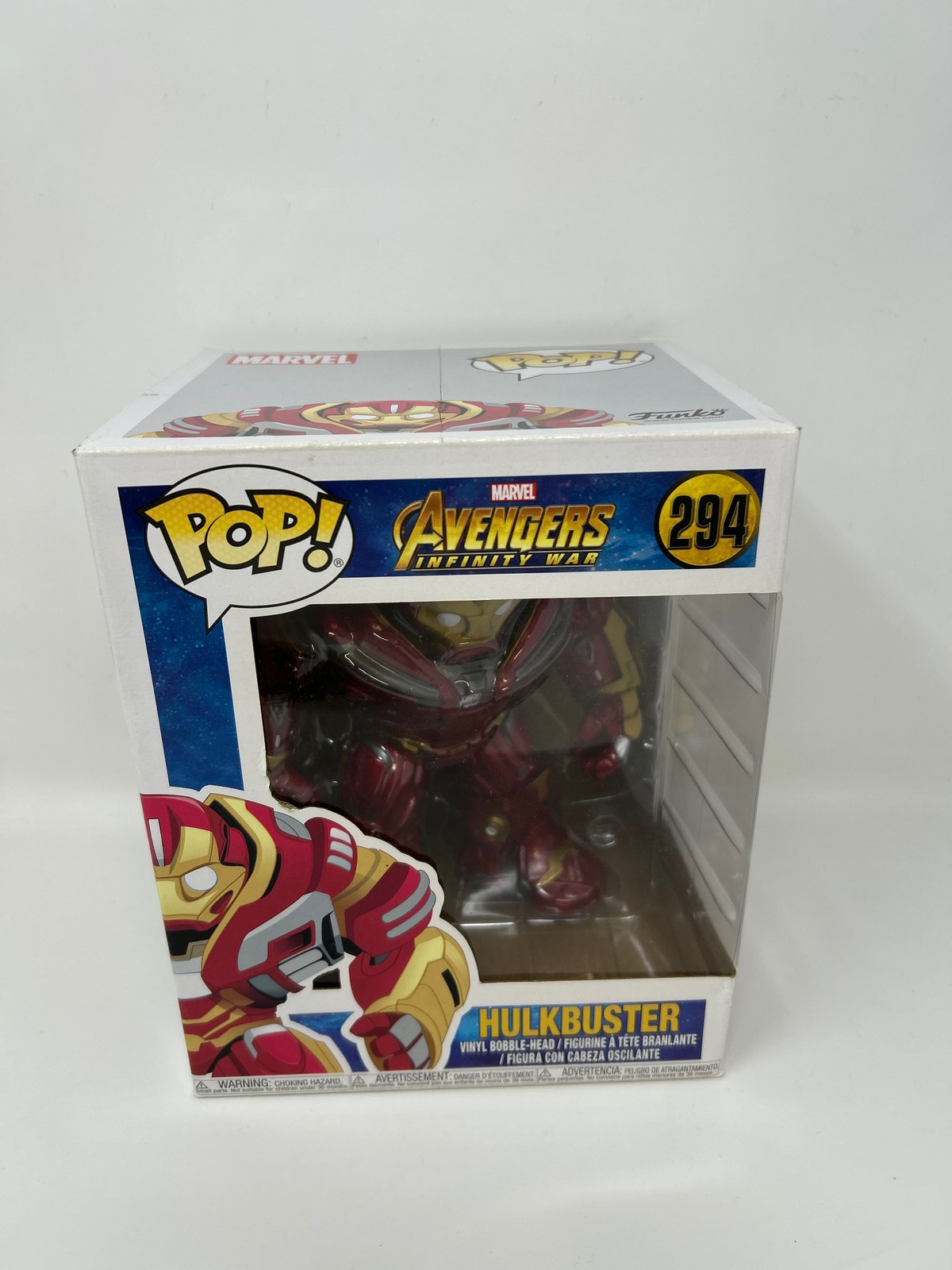 Funko Pop! Marvel: Avengers Infinity War 6 Hulk Buster Figure, Multicolor DAMAGE