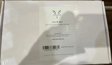 New Fox & Red Gray/White Drawer Divider Set 10.5" x 17" x 4"