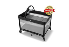 Corral plegable para beb s y ni os peque os, Parque infantil plegable con cuna