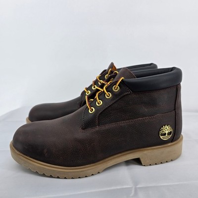 Timberland Mens Waterproof Chukka Boots Brown Leather PrimaLoft TB0A6FTAEXU 9.5