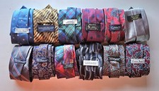 Vintage Tie Lot Beau Brummell Gant Bert Pulit...