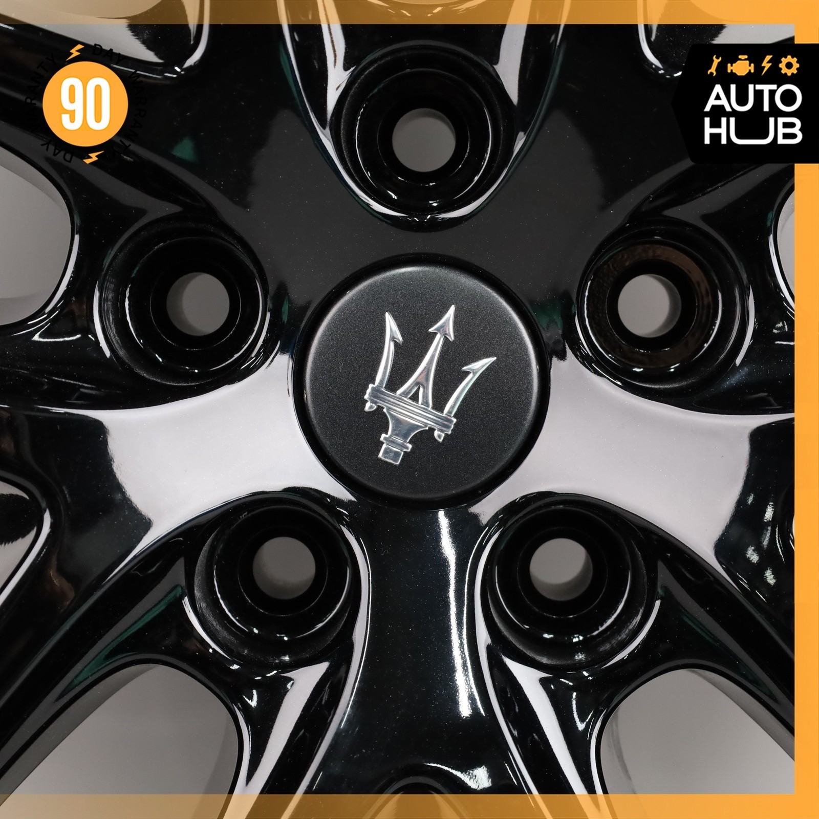 Maserati GranTurismo M145 10.5 x 20 20" Rear Wheel Rim Black 83078500 OEM