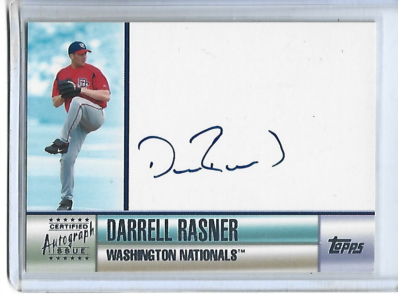 Darrell Rasner 2006 Topps Autographs #TA-DR-Washington Nationals