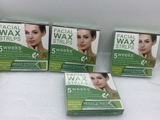 4 Sealed Boxs Facial Wax Strips, 20 Each Box EXP:2028 BJ