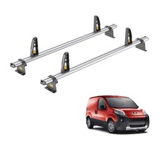 Citroen Nemo Roof Rack x2 Aluminium Roof Bars Van Guard Ultibar+