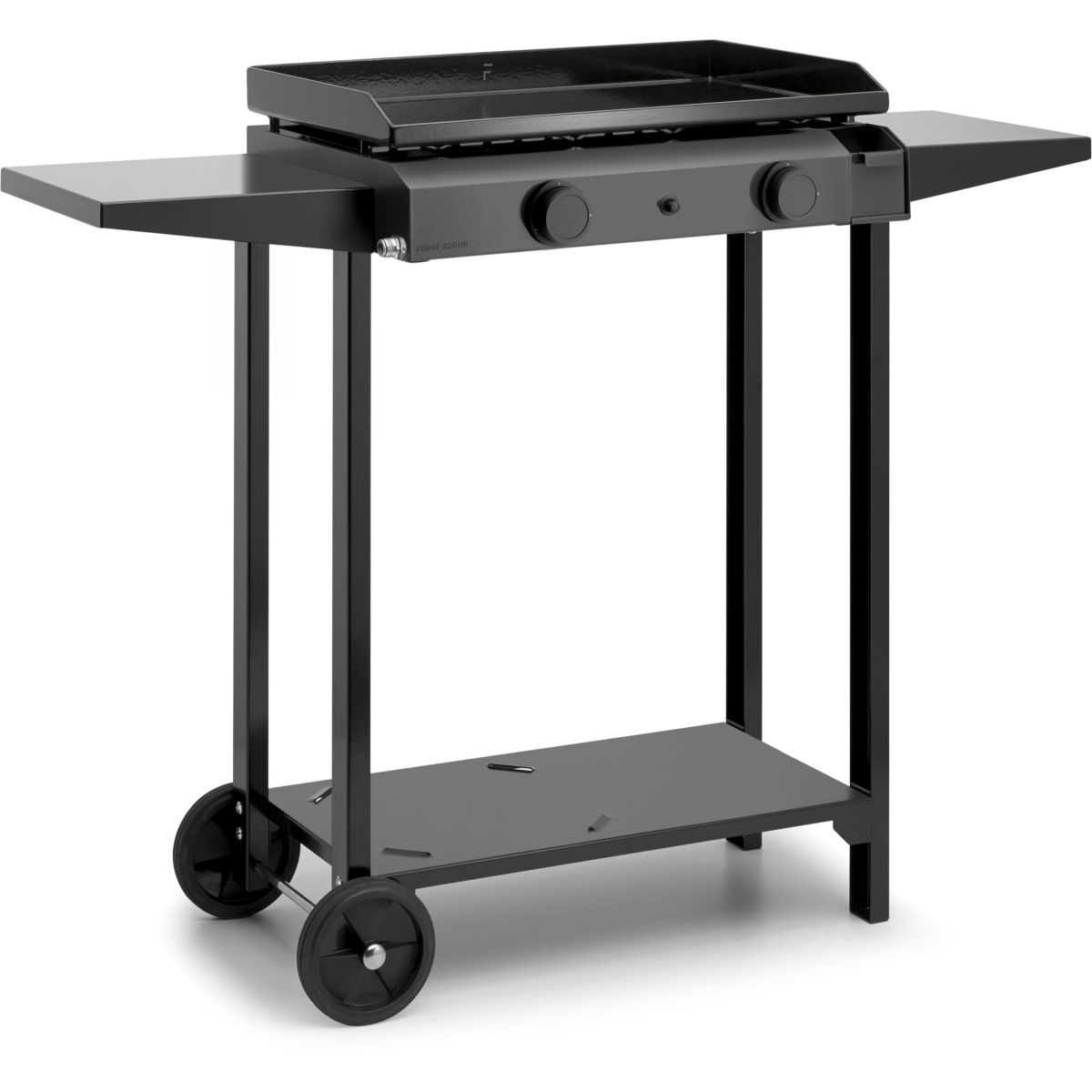 Chariot pour plancha Base 60 Forge Adour en acier idéal pour les barbecues en famille