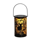 Solar Garden Deer  Lights Outdoor  Decorative Ornaments Table Lamp for5618