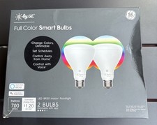 Cync by GE BR30 Bluetooth Smart LED Light Bulb 2 Pk.