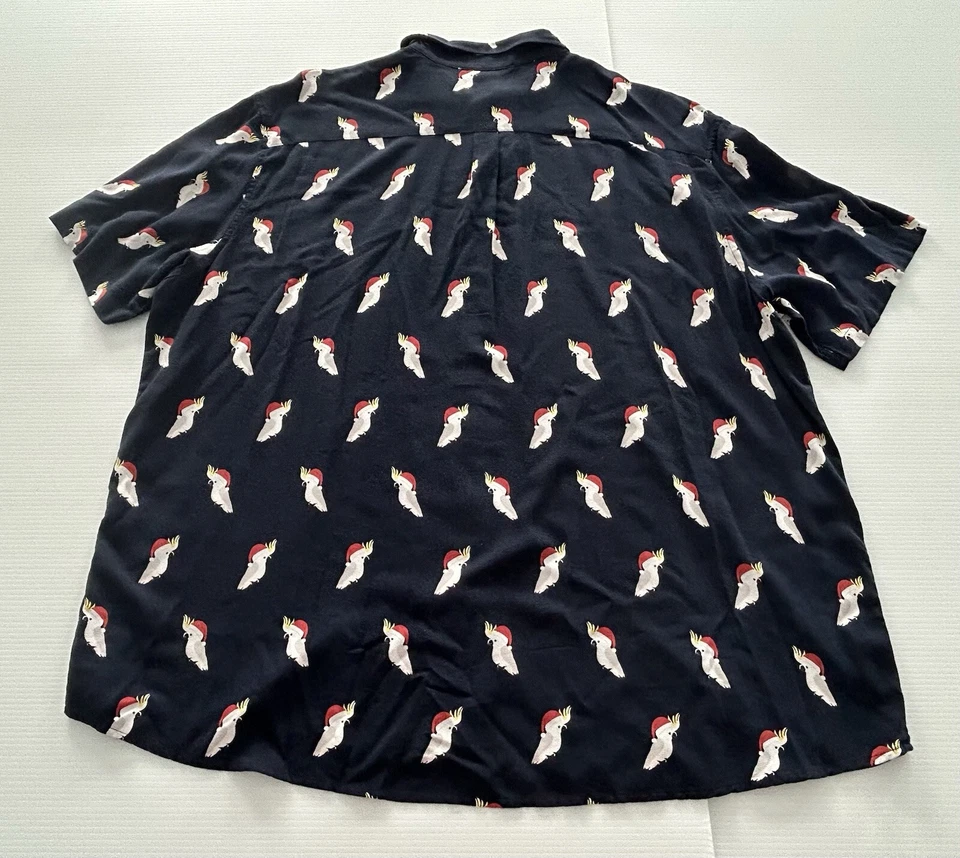 Camiseta Polo Para Hombres Talla 4XL TARGET MAN PLUS Azul Navidad Cacatúa Camiseta de Navidad NUEVA* Foto 4 de 4