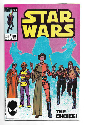 Star Wars #90 Marvel Comics 1984 ''The Choice!'' / Luke Skywalker / Leia