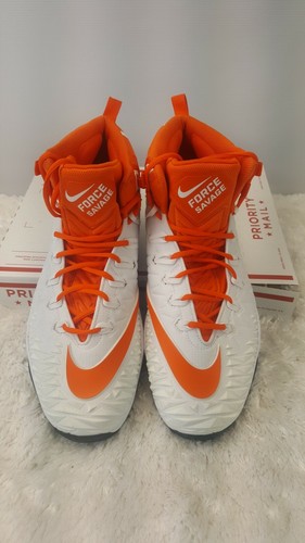Nike Force Savage Zoom Fußballschuhe Größe 16 weiß orange RN # 923308-188 - Bild 1 von 7