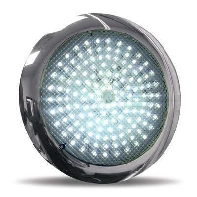 12V Ultra Thin LED Ceiling Dome Light w/ Touch Switch RV Camper Trailer Boat 50L