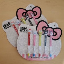 Hello Kitty And Friends Toothbrush Collection 2 Set of 5 for Ages 3 