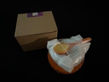 Brand New in Box Pumpkin mug with cover and spoon for cheap sale