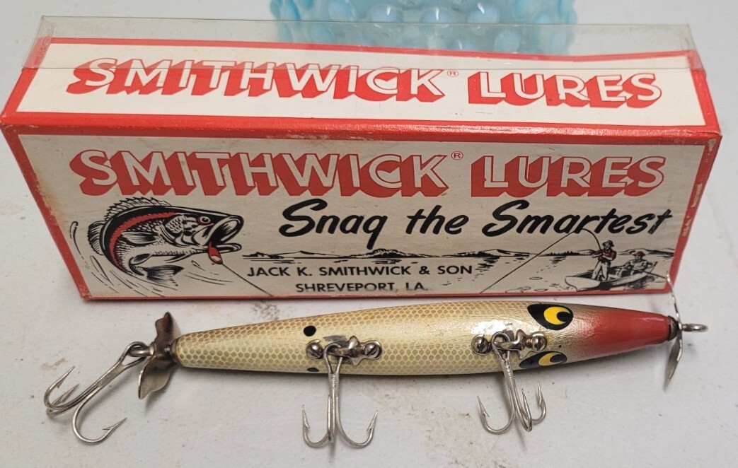 Vintage SMITHWICK Devils Horse Fishing Lure Color F 108 Green Scales
