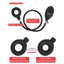 Inflatable Penis Stretcher Sleeve Girth Enhancer Penis Extender Enlarger for Men