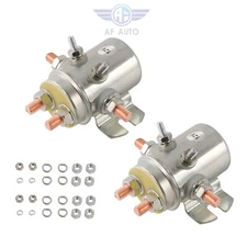 2X Continuous Duty Switch Relay Solenoid for Autocrane Boom Winch 6 Terminal 12V