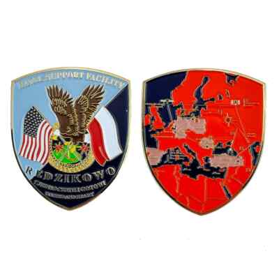 NAVAL SUPPORT FACILITY REDZIKOWO  ''UNITED AND READY'' 2.5'' CHALLENGE COIN