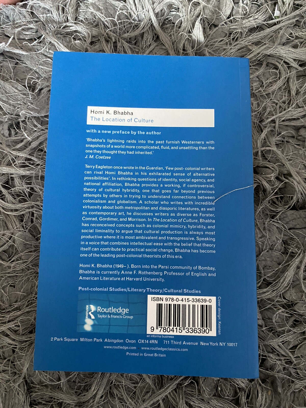 The Location Of Culture The Location of Culture by Homi K. Bhabha (Paperback, 2004) for sale